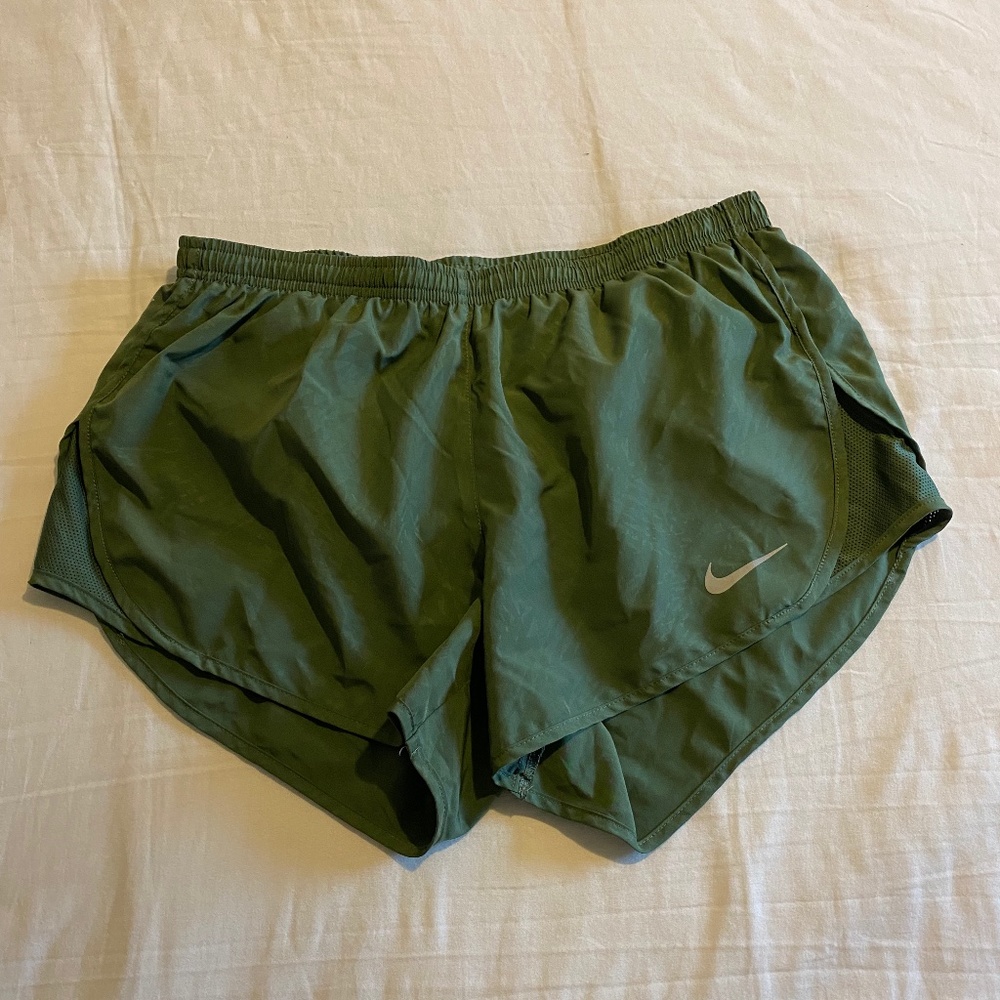 Army Green Nike Dri-Fit Shorts